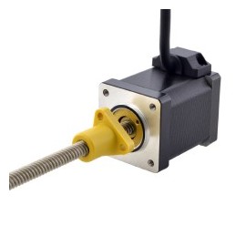 Motor Lineal de Husillo de Bolas Externo NEMA 11 14E19S1504RF5-150RS Plomo 6,35mm Polmo Longitud 150mm