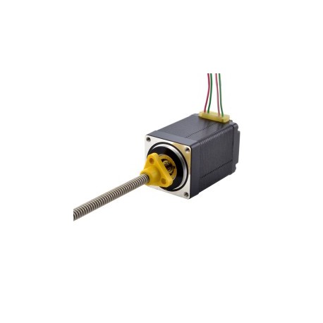 Motor Paso a Paso Lineal Acme Externo NEMA 11 11E18S1004FD5-150RS Plomo 1,27mm Polmo Longitud 150mm