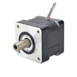 Motor paso a paso de eje hueco Nema 14 14HS14-1254H doble eje 16Ncm 1.25A 4Alambres