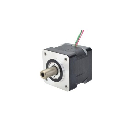 Motor paso a paso de eje hueco Nema 14 14HS14-1254H doble eje 16Ncm 1.25A 4Alambres