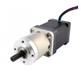 Motorreductor Planetario Nema 14 Doble Eje 14HS20-1504D-PG14 con 14:1 Reductores