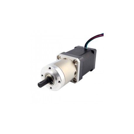 Motorreductor Planetario Nema 14 Doble Eje 14HS20-1504D-PG14 con 14:1 Reductores