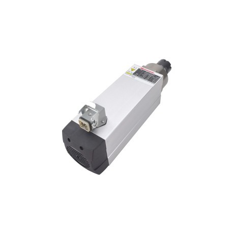 Motor Husillo CA Cuadrado Refrigerado por Aire GDZ93×82-3.5C4 380V 3,5KW 18000RPM 300Hz Pinza ER25