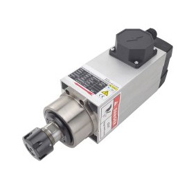Motor Husillo CA Cuadrado Refrigerado por Aire GDZ93×82-2.2C4 380V 2,2KW 18000RPM 300Hz Pinza ER25