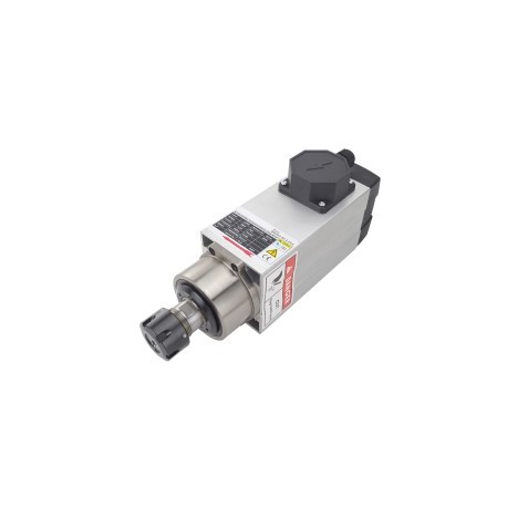 Motor Husillo CA Cuadrado Refrigerado por Aire GDZ93×82-2.2C4 380V 2,2KW 18000RPM 300Hz Pinza ER25