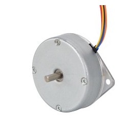 Motor paso a paso de panqueque redondo Nema 18 18HR06-1004S 1,8deg 9Ncm 1A ?46x16mm 4 Alambres