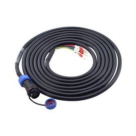 Cable de extensión de motor de 4 pines de 10m con conector de aviación IP65 apto para servomotor serie T6