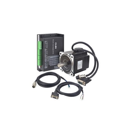 Kit Motor Paso a Paso de Bucle Cerrado Nema 34 1-CL86-P45 4,5Nm 6,0A con Controlador y Cable