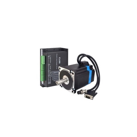 Kit Motor Paso a Paso de Bucle Cerrado Nema 34 1-CL86-34HS38 5,8Nm 6A con Controlador y Cable