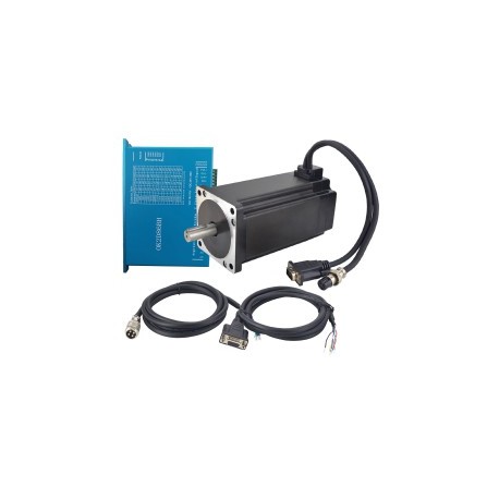 Kit Motor Paso a Paso de Bucle Cerrado Nema 34 1-OK2D86BH-34HE59 12,0Nm 6,0A con Controlador y Cable