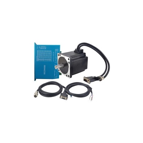 Kit Motor Paso a Paso de Bucle Cerrado Nema 34 1-OK2D86BH-34HE31 4,8Nm 6,0A con Controlador y Cable