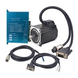 Kit Motor Paso a Paso de Bucle Cerrado Nema 23 1-OK2D57ECS-23HE22 1,2Nm 4A con Controlador y Cable