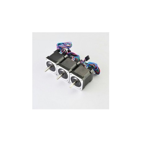 3 Piezas Motor Paso A Paso NEMA 17 3-17HS19-2004S1 59Ncm 4 Alambres con Cable 1m y Conector