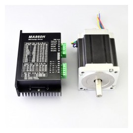 Kit Motor Paso a Paso Nema 34 8,5Ncm 1-MA860H-34HS46 Kit Controlador CNC de 1 Eje