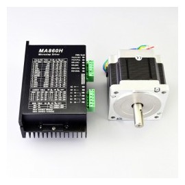 Kit Motor Paso a Paso Nema 34 4,5Nm 1-MA860H-34HS31 Kit Controlador CNC de 1 Eje