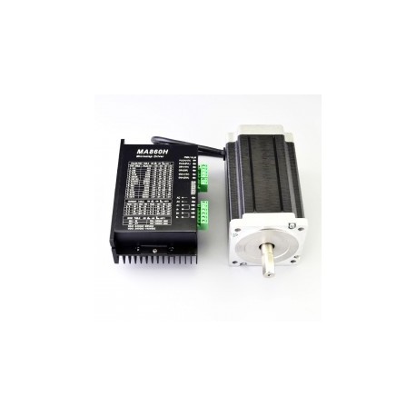 Kit Motor Paso a Paso Nema 34 13,0Nm 1-MA860H-34HS59 Kit Controlador CNC de 1 Eje