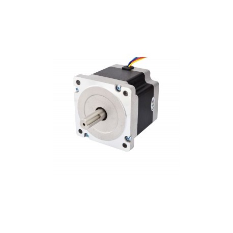 Motor Paso A Paso Nema 34 34HS31-5504S 4,5Nm Eje de Chavetero 4 Alambres