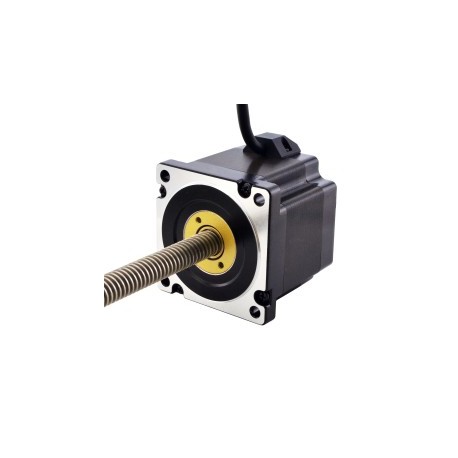 Motor Paso a Paso Lineal Acme No-Cautivo NEMA 34 34N30S5504RK5-300RS Polmo 6,35mm Polmo Longitud 300mm