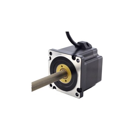 Motor Paso a Paso Lineal Acme No-Cautivo NEMA 34 34N30S5504GK5-300RS Polmo 2,54mm Polmo Longitud 300mm