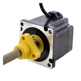 Motor Paso a Paso Lineal Acme Externo NEMA 34 34E30S5504RK5-200RS Polmo 6,35mm Polmo Longitud 200mm