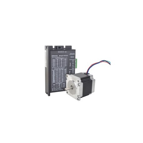 Kit Motor Paso a Paso + Controlador Nema 23 1-DM442S-23HS22 1,26Nm Kit Controlador CNC de 1 Eje